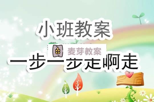 幼兒園小班教案《一步一步走啊走》含反思