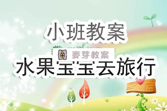 幼兒園小班教案《水果寶寶去旅行》含反思