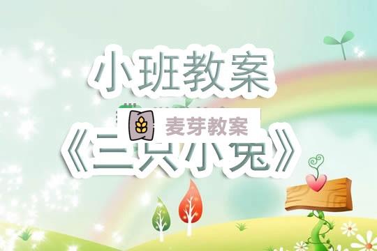 幼兒園小班教案《三隻小兔》含反思