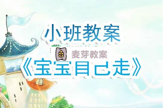 幼兒園小班教案《寶寶自己走》含反思