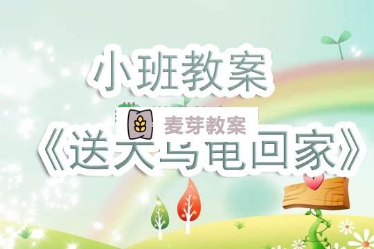 幼兒園小班教案《送大烏龜回家》含反思