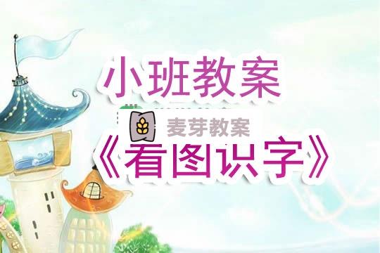 幼兒園小班教案《看圖識字》含反思