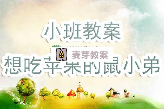 幼兒園小班教案《想吃蘋果的鼠小弟》含反思