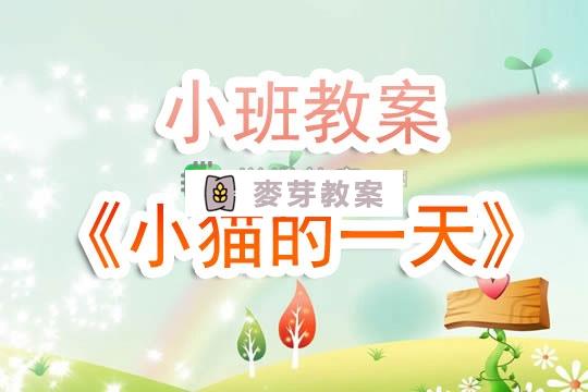 幼兒園小班教案《小貓的一天》含反思