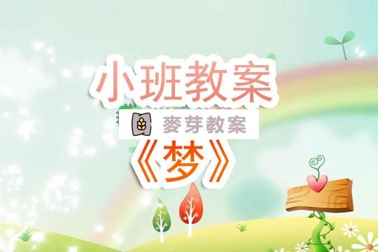 幼兒園小班教案《夢》